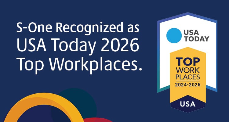 S-One Ranks #14 on USA Today Top Workplaces of US Companies 150-499 Employees