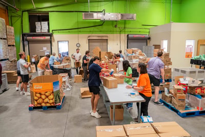 S-One Sorts and Packs 4 Tons of Food