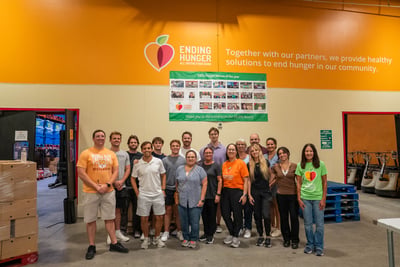 S-One team members and interns volunteer at All Faiths
