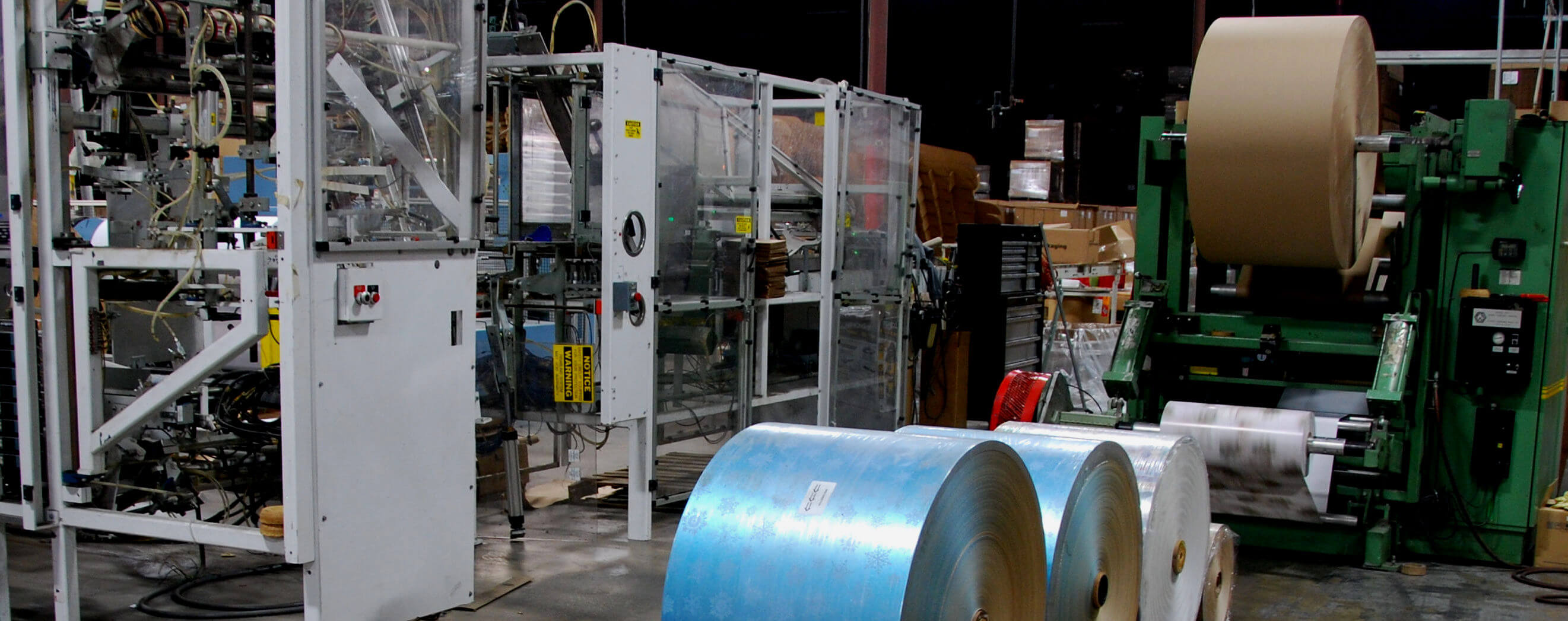 material staged for production